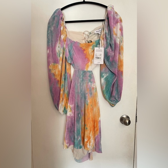 Pomelo Open Back Dress- Purple- NWT - Picture 6 of 7